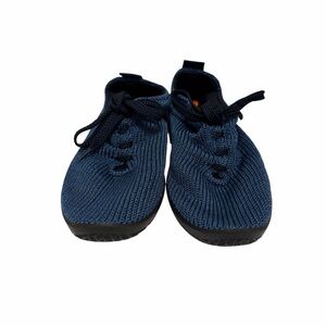 Arcopedico Solid Blue Knit Sneakers